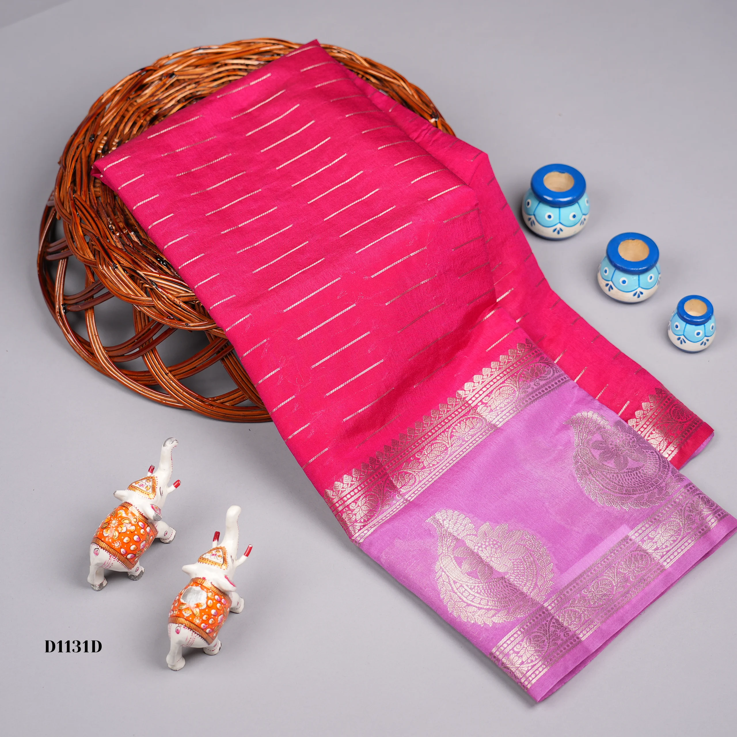 D1131D Fancy Sarees - Image 1