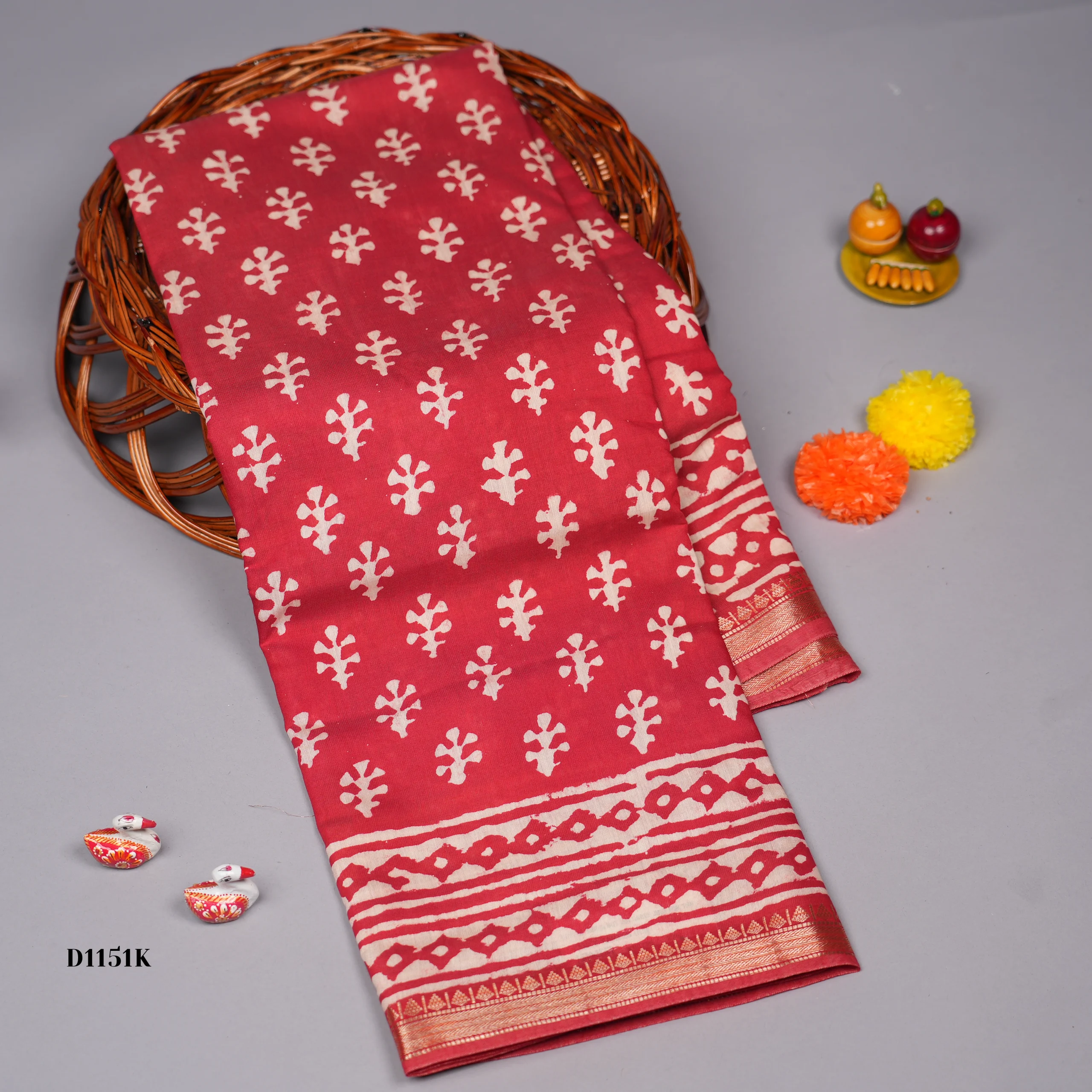 D1151K Fancy Sarees - Image 1