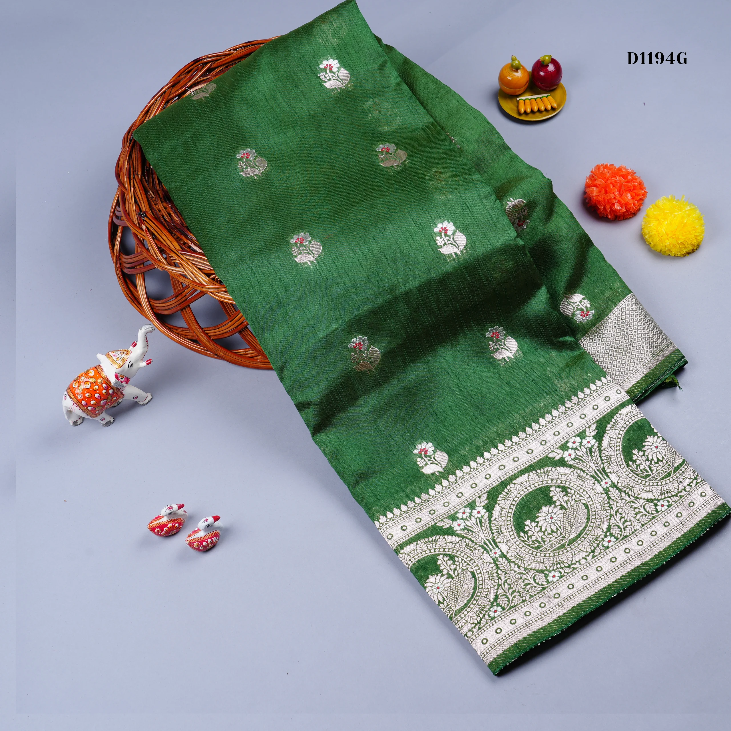 D1194G Fancy Sarees - Image 1