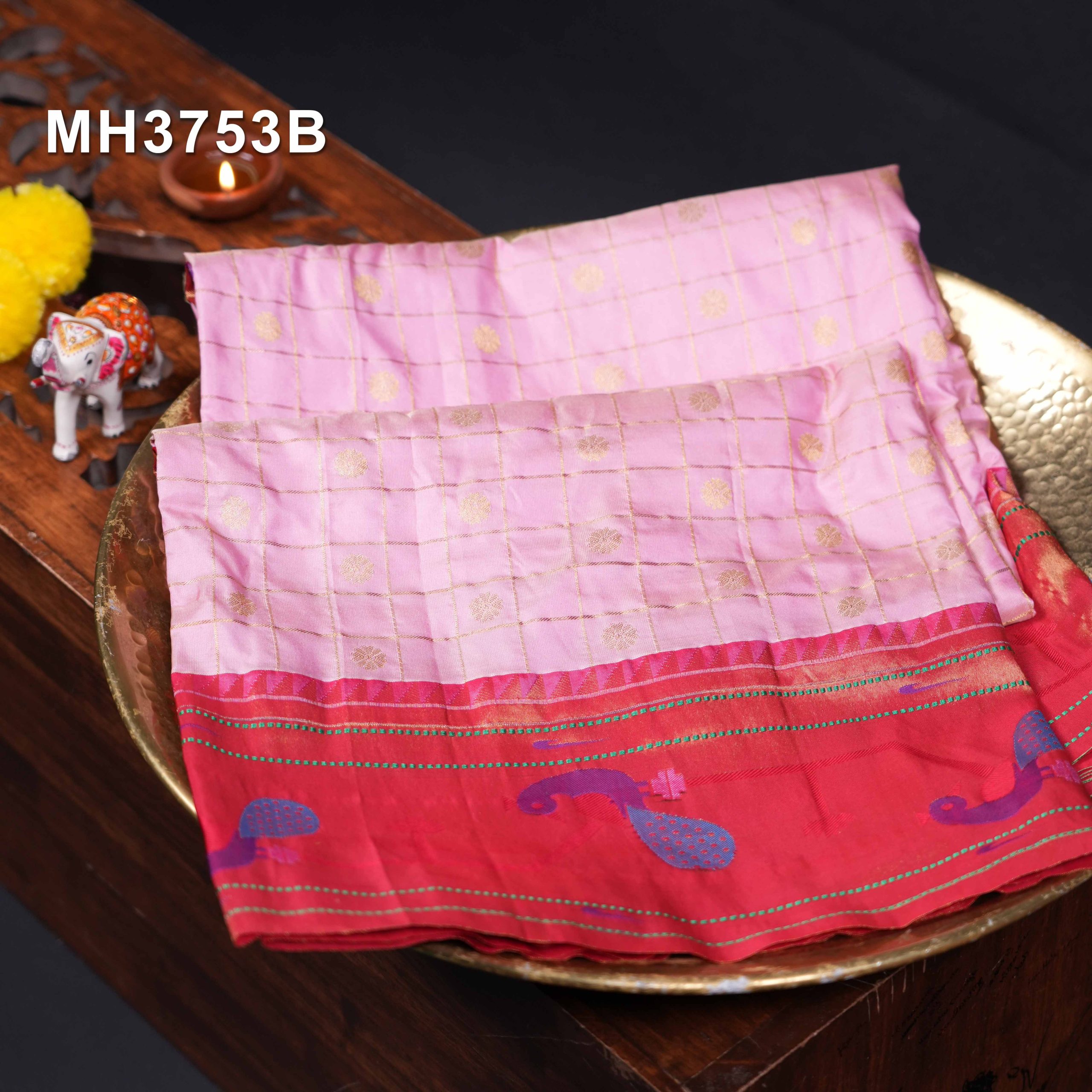 MH3753B(1).jpg PURE PAITHANI PATTU - MH3753B - Image 1