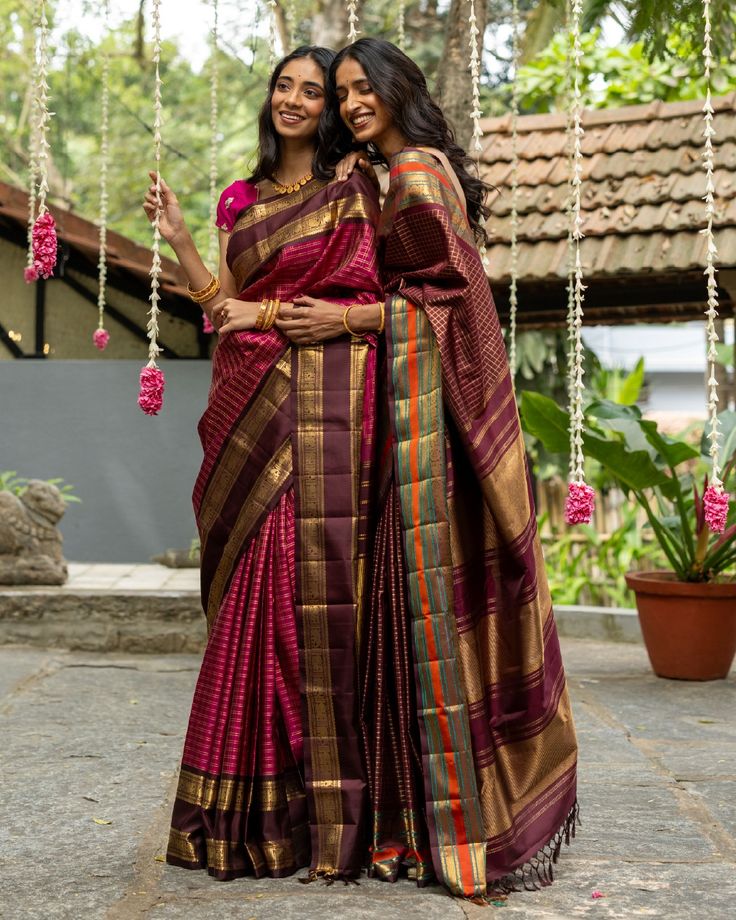Traditional Festive Saree Detail