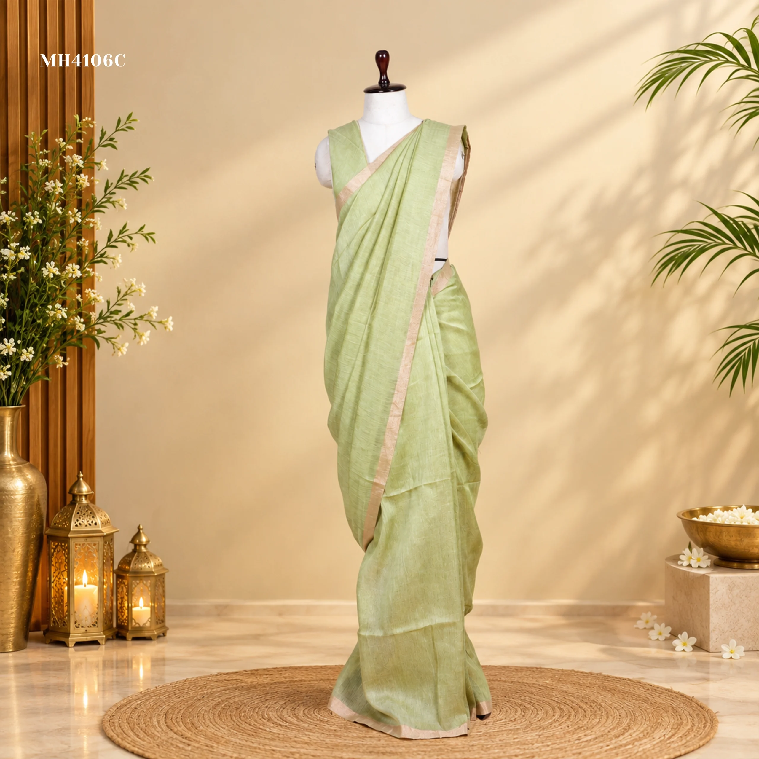 MH4106C(1) Khadi Jamdani - Image 1