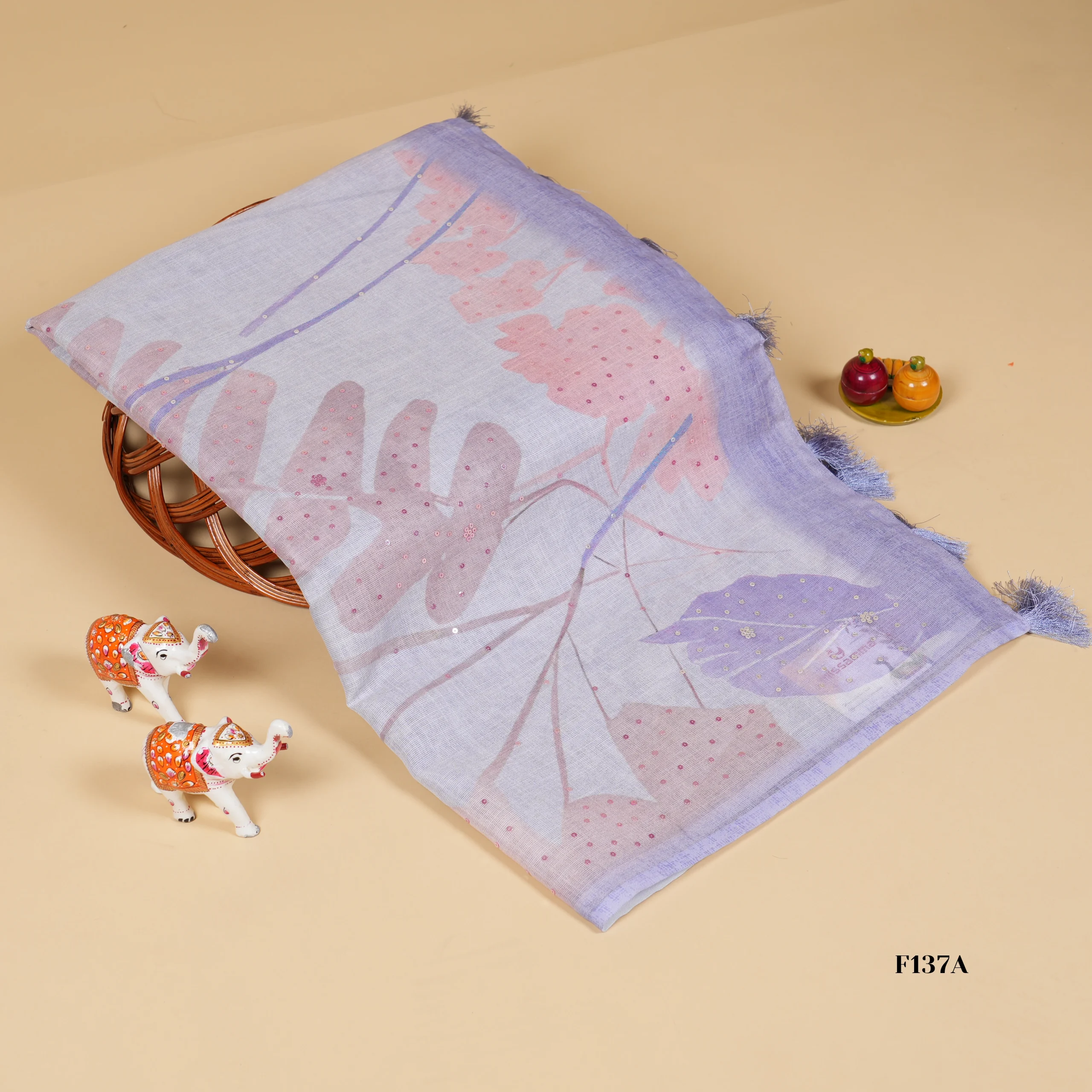 F137A Fancy Sarees - Image 1