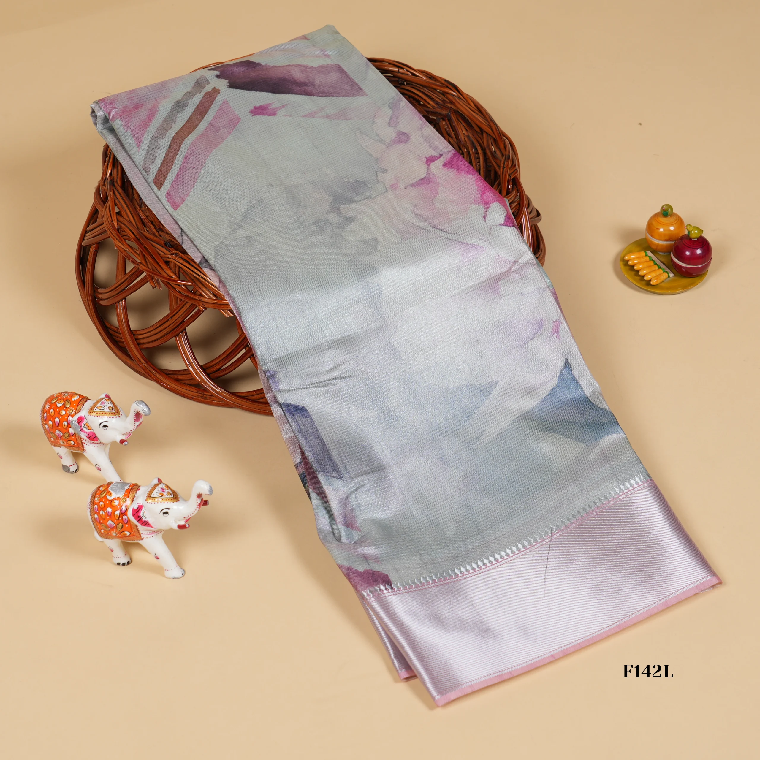 F142L Fancy Sarees - Image 1