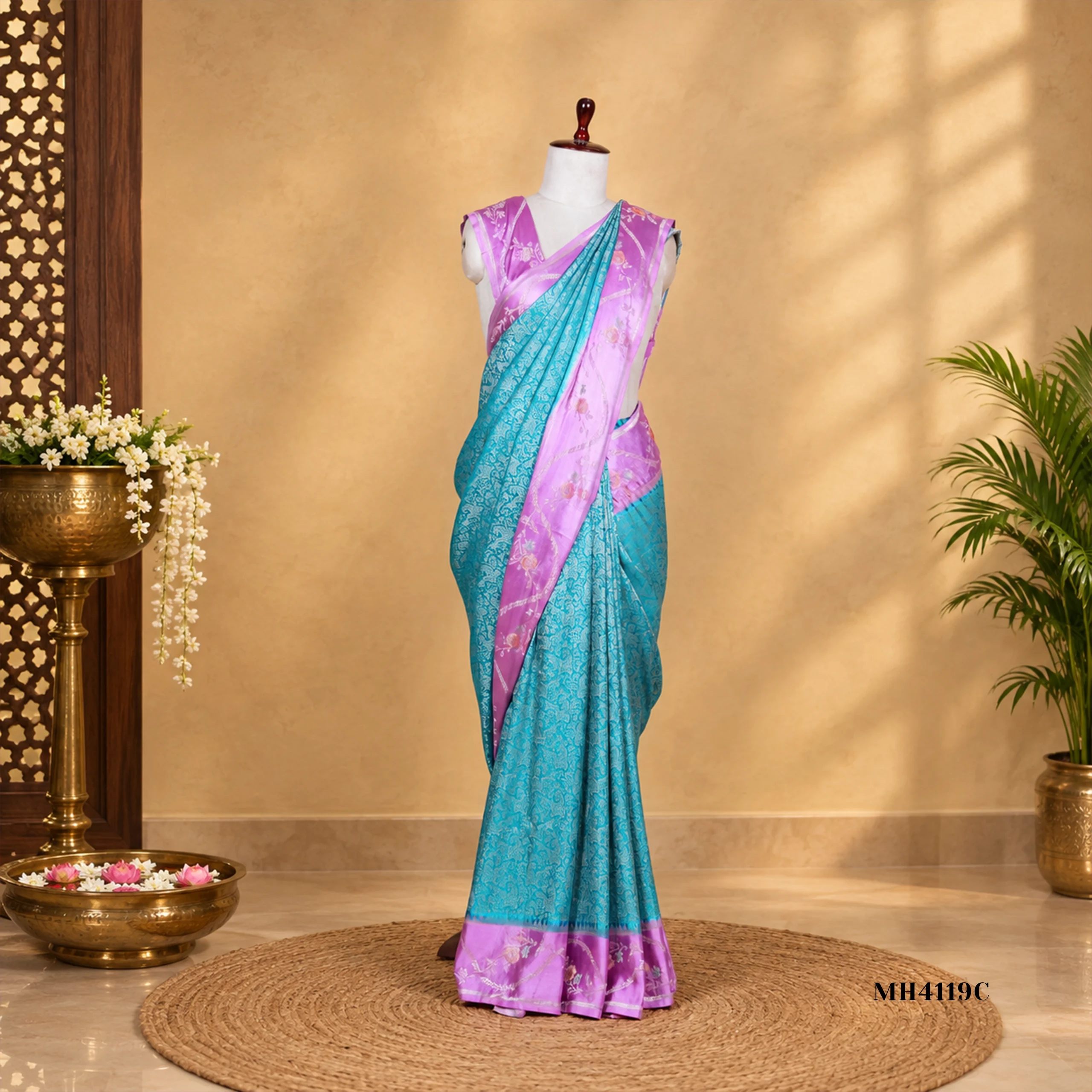 MH4119C(1) Banarasi Silk - Image 1