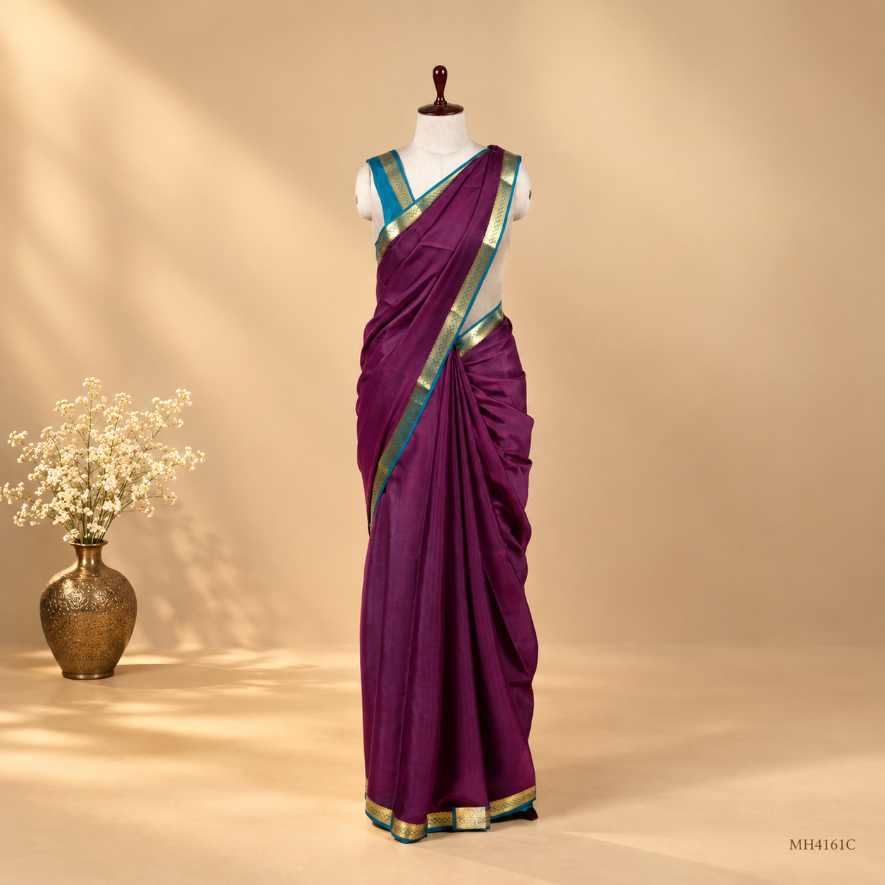 MH4161C (3) Pure Mysore Crepe - Image 1