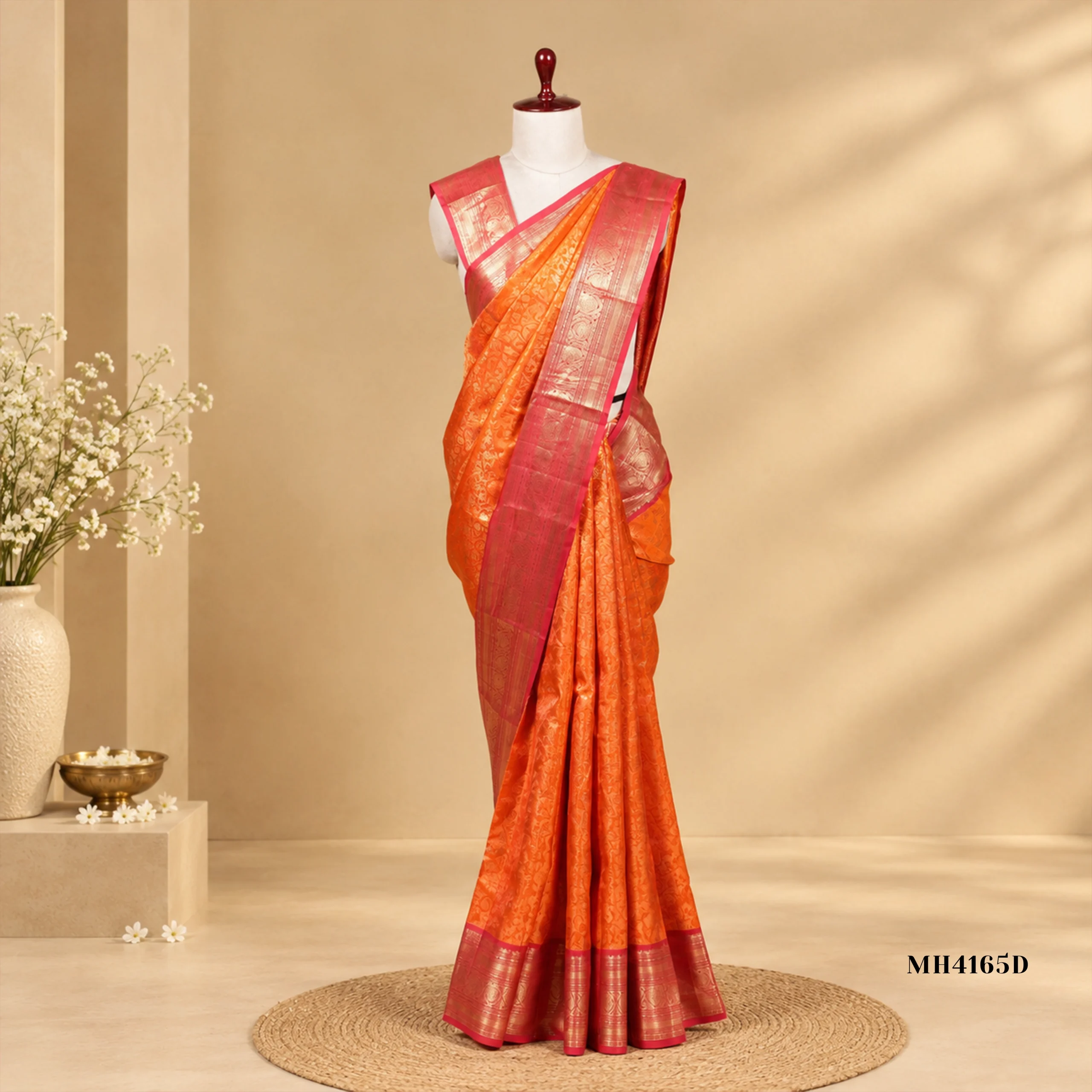 MH4165D(1) KANCHI PATTU BROCADE - Image 1
