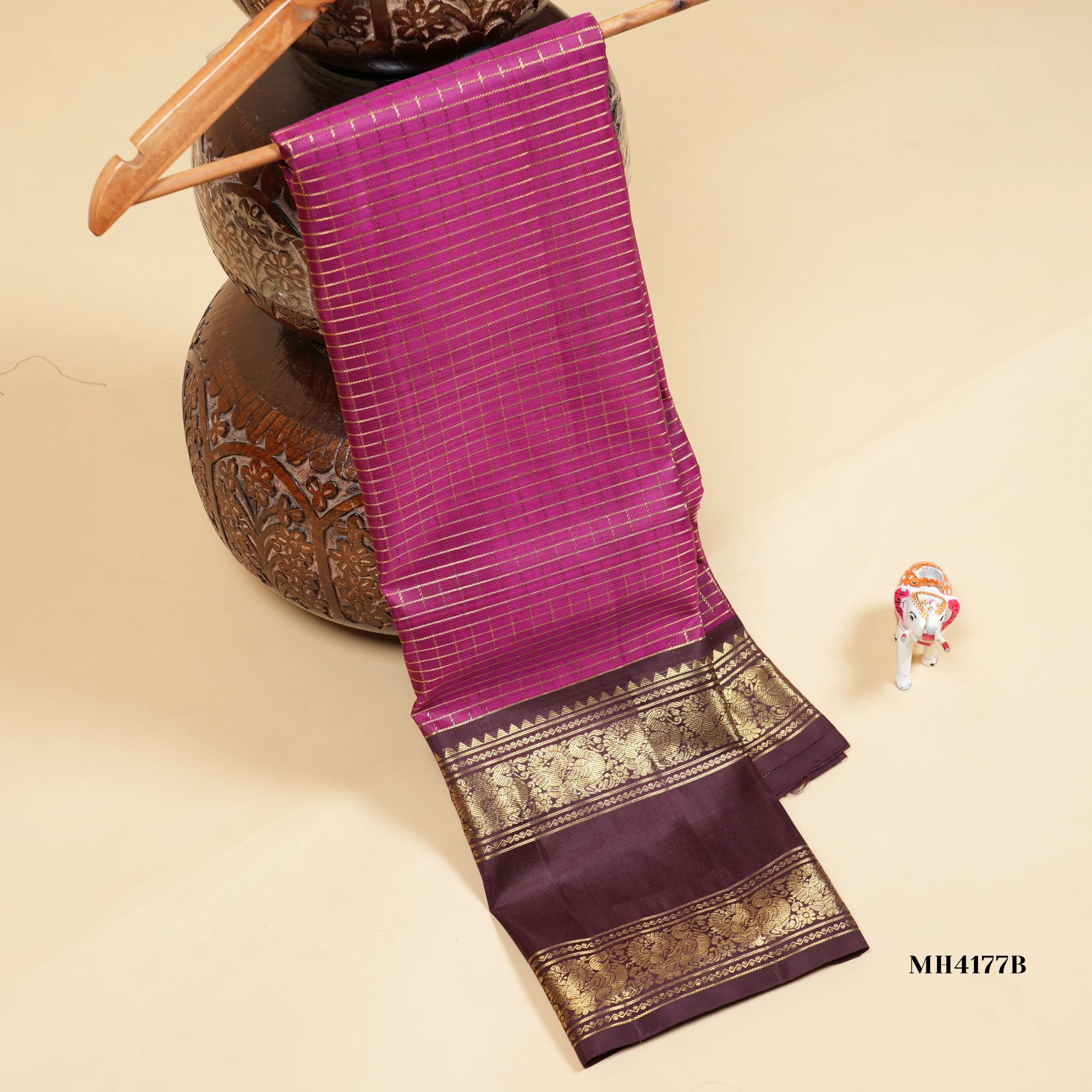 MH4177B(1) Kanchi Vintage Pattu - Image 1