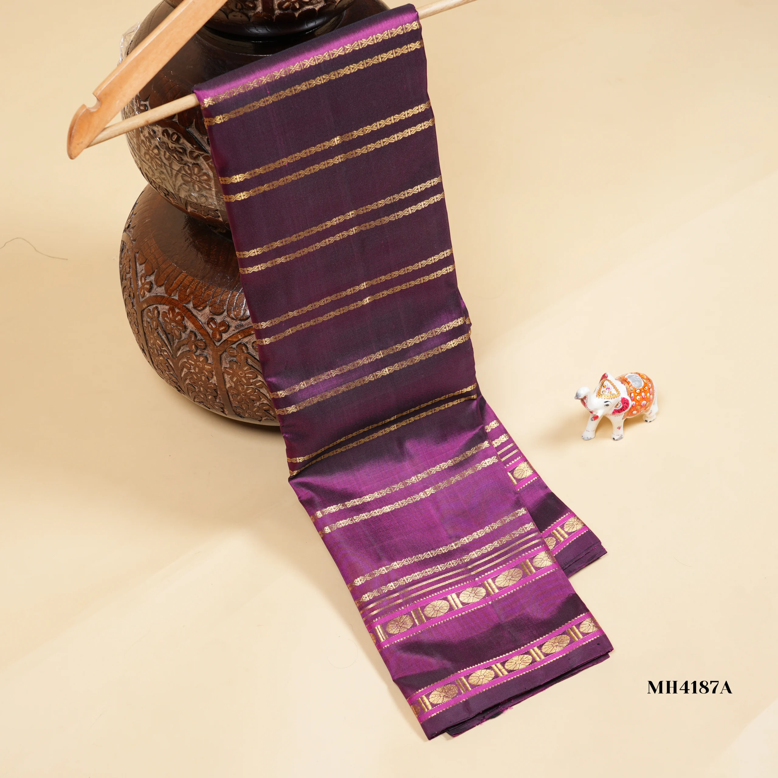 MH4187A(1) Pure Kanchi Vintage Pattu - Image 1