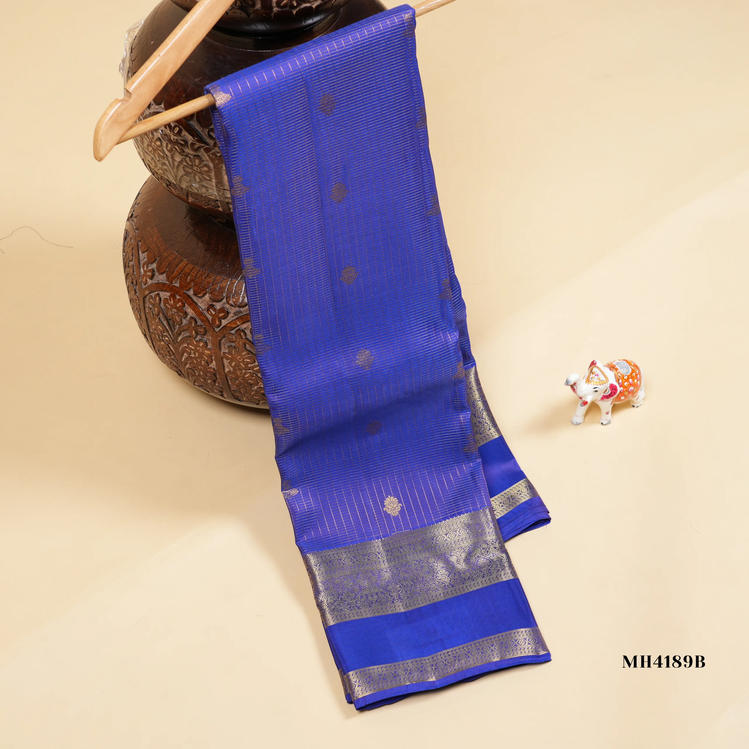 MH4189B(1) Pure Vintage Kanchi Pattu - Image 1